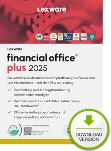 Lexware financial office plus 2025 "unbegrenzte Laufzeit" Download Buchhaltung