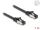 DeLOCK RJ45 Flachband Patchkabel Stecker zu Stecker Cat.8.1 flexibel 1 m schwarz