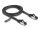 DeLOCK RJ45 Flachband Patchkabel Stecker zu Stecker Cat.8.1 flexibel 1 m schwarz