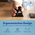 R-Go Tools Ergonomische Maus R-Go Twister mit Pausensoftware, beidhändige Maus, faltbar, Bluetooth und kabelgebunden