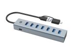 Conceptronic HUBBIES21GP 7-Port-USB 3.0-Hub mit Netzteil, 5Gbps, USB-A x 7