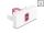 DELOCK Easy 45 Modul LC Duplex Bu > LC Duplex Bu weiß/violet