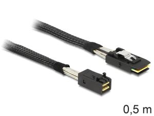 DeLOCK 83388 Serial Attached SCSI (SAS)-Kabel 0,5 m Schwarz