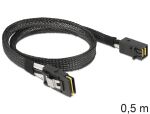 DeLOCK 83388 Serial Attached SCSI (SAS)-Kabel 0,5 m Schwarz