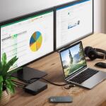 ALOGIC DUTHDPR laptop-dockingstation & portreplikator USB 3.2 Gen 1 (3.1 Gen 1) Type-C Schwarz