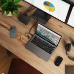 ALOGIC DUTHDPR laptop-dockingstation & portreplikator USB 3.2 Gen 1 (3.1 Gen 1) Type-C Schwarz