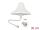 DeLOCK 4G WiFi 2,4 GHz Antenne N Buchse 3 dBi 30 cm RG-58 omnidirektional Deckenmontage weiß