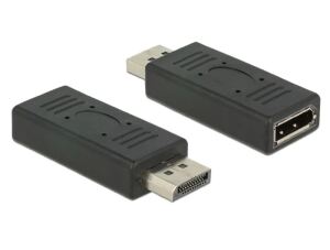 DELOCK Adapter DisplayPort 1.2 Stecker > DisplayPort Bu Port