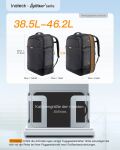 Inateck BP03006 Rucksack Reiserucksack Schwarz
