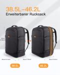 Inateck BP03006 Rucksack Reiserucksack Schwarz