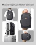 Inateck BP03006 Rucksack Reiserucksack Schwarz