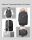 Inateck BP03006 Rucksack Reiserucksack Schwarz