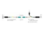 DELOCK USB 10 Gbps Typ-A Extender Set über LC Duplex Kabel
