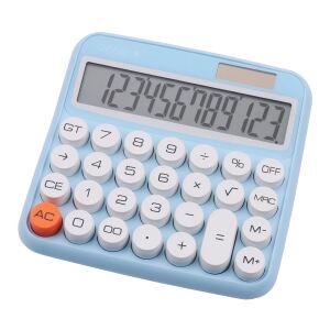 Genie 612 B Taschenrechner Desktop Einfacher Taschenrechner Blau