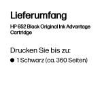 HP 652 Ink Advantage Tintenpatronen