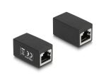 DELOCK Adapter RJ45 Buchse zu RJ45 Buchse Cat.6 schwarz