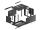 Lanberg WF01-6406-00B Rack 6U Wandmontiertes Regal Schwarz