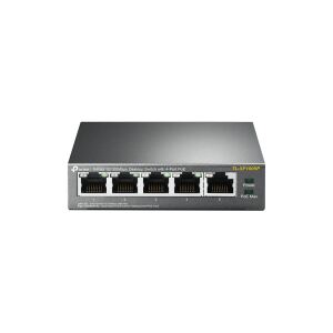 TP-Link TL-SF1005P Unmanaged Fast Ethernet (10/100) Power over Ethernet (PoE) Schwarz