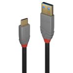 Lindy 36912 USB Kabel USB 3.2 Gen 2 (3.1 Gen 2) 1,5 m USB C USB A 10 Gbit/s Schwarz, Grau