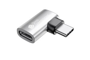 Alcasa USB-AD400 Kabeladapter USB 4.0 Gen.3x2 USB-C Silber