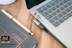 Alcasa USB-AD400 Kabeladapter USB 4.0 Gen.3x2 USB-C Silber
