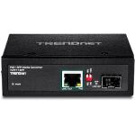 Trendnet TI-PF11SFP Netzwerk Medienkonverter 2000 Mbit/s 0,56 nm Schwarz