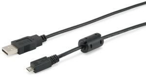 Equip USB 2.0 A auf Micro-B Kabel, 1.8m , Black