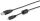 Equip USB 2.0 A auf Micro-B Kabel, 1.8m , Black