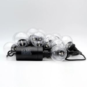 RealPower 463614 Lichterkette 4,9 m 12 Lampen LED