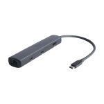 Eaton U442-DOCK40-6 Schnittstellen-Hub USB Typ-C Grau
