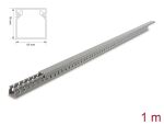 DELOCK Verdrahtungskanal 16 x 16 mm - Länge 1 m grau