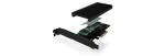 ICY BOX IB-PCI208-HS, PCIe Erweiterungskarte mit Kühlkörper, M.2 NVMe SSD zu PCIe 4.0 x4