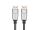Lanberg CA-DPDP-20CU-0018-BK DisplayPort-Kabel 1,8 m Schwarz, Silber