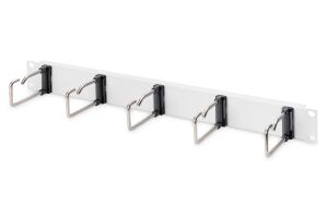 Digitus Kabelrangierpanel mit Stahlbügeln für 482,6 mm (19")-Schränke, 1HE