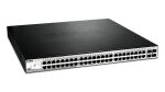 D-Link DGS-1210-52MP Managed L2 Gigabit Ethernet (10/100/1000) Power over Ethernet (PoE) Schwarz, Grau