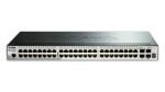 D-Link DGS-1510-52X Netzwerk-Switch Managed L3 Gigabit Ethernet (10/100/1000) 1U Schwarz
