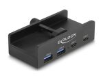 DELOCK Externer USB 5 Gbps 4 Port HUB 2x USB Typ-A & C
