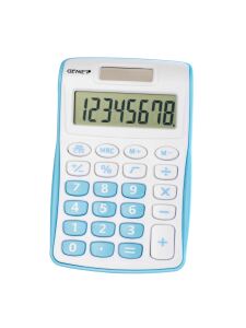Genie 120 B Taschenrechner Tasche Display-Rechner Blau, Weiß