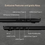 ASUS ProArt P16 H7606WX-SE008X Copilot+ PC AMD Ryzen AI 9 HX 370 Laptop 40,6 cm (16") Touchscreen WQUXGA 64 GB LPDDR5x-SDRAM 2 TB SSD NVIDIA GeForce RTX 5090 Laptop-GPU Wi-Fi 7 (802.11be) Windows 11 Pro Deutsch Schwarz