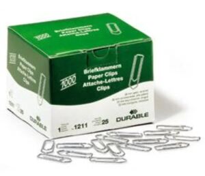 Durable 121125 Papierklammer Metall 1000 Stück(e)