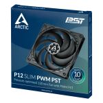 ARCTIC P12 Slim PWM PST 120 mm PWM Lüfter optimiert für statischen Druck mit integriertem Y-Kabel