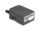 DeLOCK 90655 Drahtverbinder D-Sub 9, 3 pin terminal block Schwarz, Grau