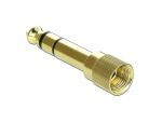 DeLOCK 66390 Kabeladapter 3.5 mm 6.35 mm Gold