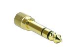 DeLOCK 66390 Kabeladapter 3.5 mm 6.35 mm Gold