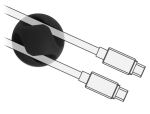 DELOCK Kabelhalter Mini mit 2 Durchführungen Set 10...