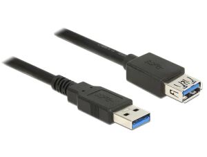 DeLOCK 85054 USB Kabel USB 3.2 Gen 1 (3.1 Gen 1) 1 m USB A 5 Gbit/s Schwarz
