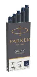 Parker 1950385 Ersatzmine Schwarz, Blau 5 Stück(e)