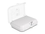 DeLOCK LWL Verteilerbox für Innen- und Außenbereich IP65 wasserfest abschließbar 8 Port weiß