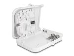 DeLOCK LWL Verteilerbox für Innen- und Außenbereich IP65 wasserfest abschließbar 8 Port weiß