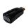 LogiLink CV0107 Kabeladapter HDMI VGA Schwarz